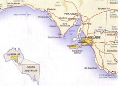 Fleurieu Peninsula & Kangaroo Island Cartographics Map