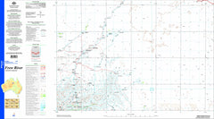 Frew River SF53-03 Topographic Map 1:250k