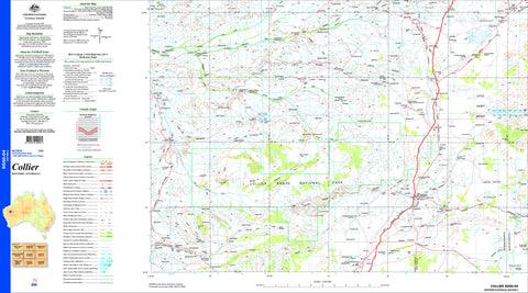 Collier SG50-04 Topographic Map 1:250k