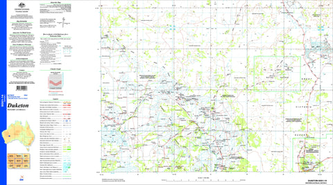 Duketon SG51-14 Topographic Map 1:250k