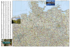 Germany National Geographic Folded Map