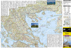 Greece National Geographic Folded Map
