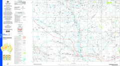 Glenormiston SF54-09 Topographic Map 1:250k