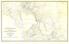 Theatre of Military Operations in Luzon - Published 1899 by National Geographic