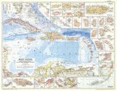 West Indies - Published 1954 by National Geographic