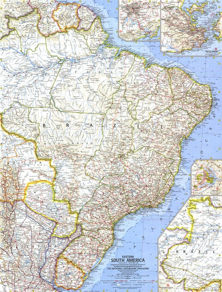 Eastern South America - Published 1962 by National Geographic
