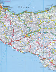 Italy South Hallwag Map