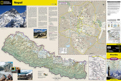 Khumbu National Geographic Folded Map