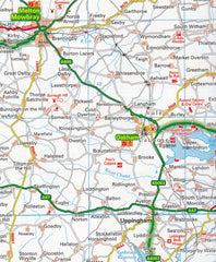 Midlands & Central England AA Road Map 5