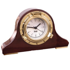Nautical Tambour Clock by Weems & Plath — map