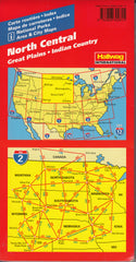 North Central Hallwag USA Map