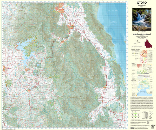 Queensland 100k Topographic Maps
