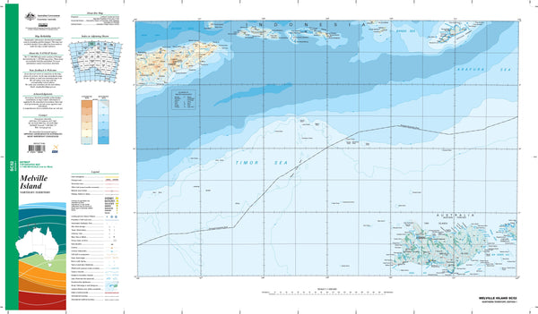 Australia 1:1 Million Geoscience Topographic Maps