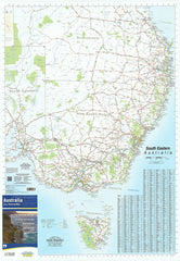 South East Australia & Australia Folded Map Cartographics