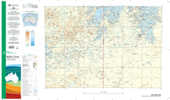 SE-52 Halls Creek 1:1 Million General Reference Topographic Map