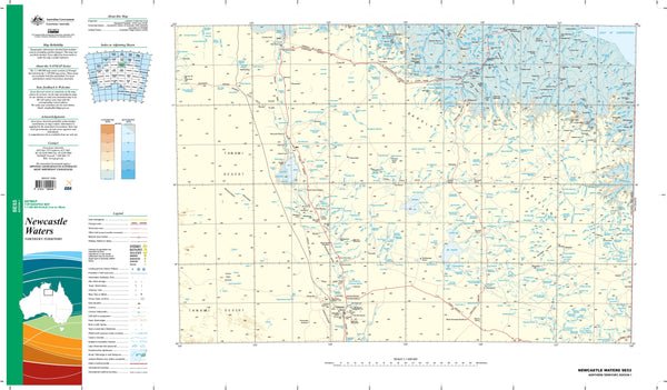 SE-53 Newcastle Waters 1:1 Million General Reference Topographic Map