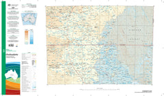 SG-53 Oodnadatta 1:1 Million General Reference Topographic Map