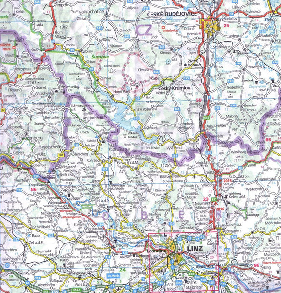 Austria Hallwag, Buy Map of Austria - Mapworld