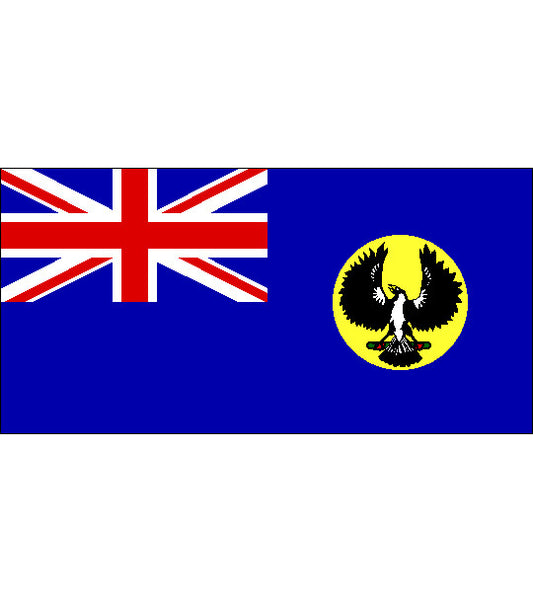 South Australia SA State Flag (fully sewn) 1370 x 685mm