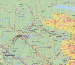 Turkmenistan & Afghanistan ITMB Map