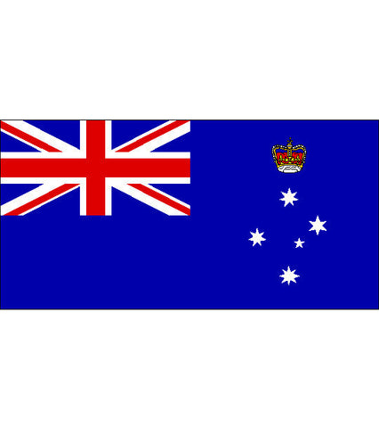 Victoria State Flag (fully sewn) 900 x 450mm