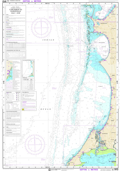 913 - Cape Peron to Dawesville DPI Chart