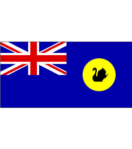 Western Australia WA State Flag (fully sewn) 1800 x 900mm