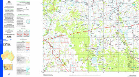 Yalgoo SH50-02 Topographic Map 1:250k