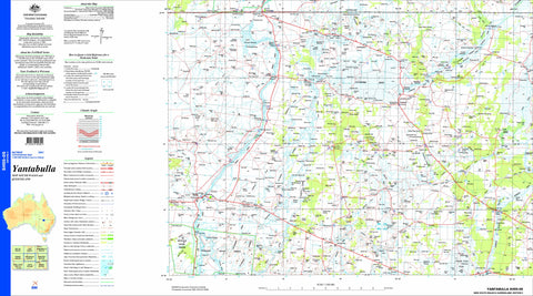 Yantabulla SH55-05 Topographic Map 1:250k