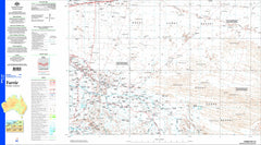 Yarrie SF51-01 Topographic Map 1:250k 