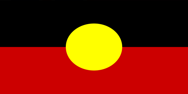 Aboriginal Flag (knitted) 1800 x 900mm