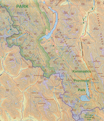 Banff & Jasper National Parks ITMB Map
