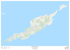 Anguilla Wall Map 1189 x 841mm