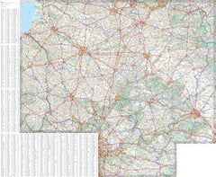 France Nord Pas de Calais, Picardie 511 Michelin Map