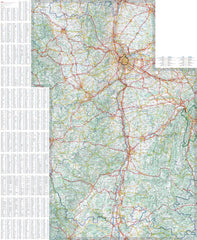 France Rhone-Alps 523 Michelin Map