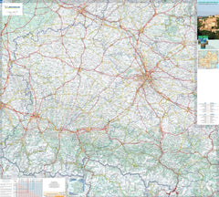 France Midi-Pyrenees 525 Michelin Map