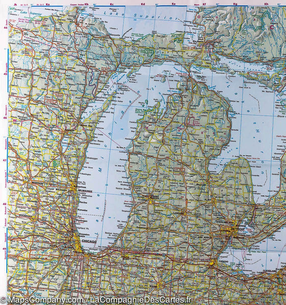 Western USA & Western Canada Michelin, Buy Map of Western USA and