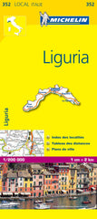 Italy Liguria Michelin Map 352