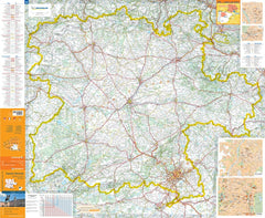 Spain North West & Central - Castilla, León, Madrid -  Michelin Map 575