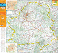 Spain Central - Extremadura, Castilla-La-Mancha, Madrid Michelin Map 576