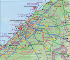 Dubai, UAE & Northern Oman ITMB Map