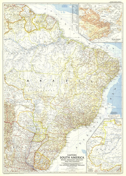 Eastern South America - Published 1955 by National Geographic