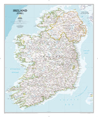 Ireland National Geographic 762 x 914mm Wall Map