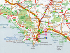 Melbourne to Adelaide Touring Map – Hema Maps (2nd Edition)