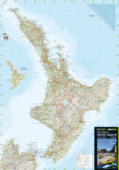 New Zealand North Island Kiwimaps Folded Map