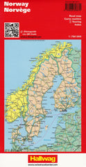 Norway Hallwag Map
