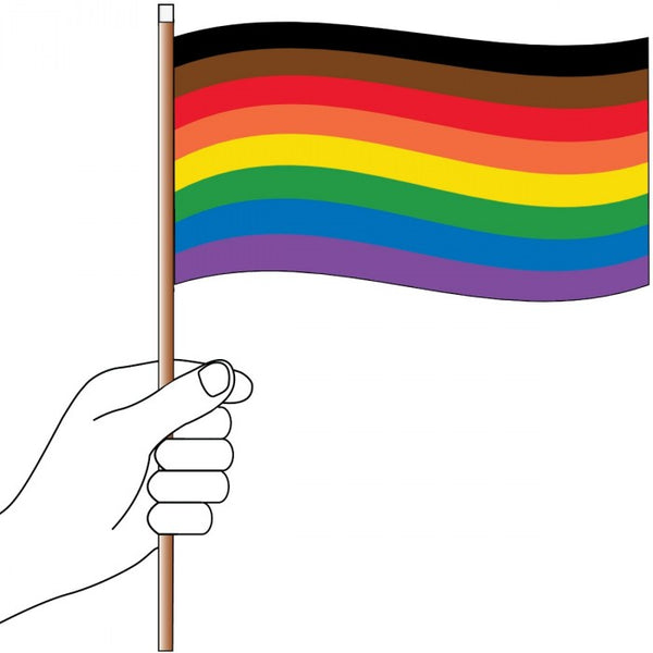 Rainbow Handwaver - Knitted Polyester flag – Carroll & Richardson | Mapworld
