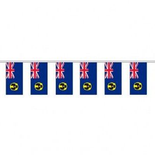 South Australia Flag Bunting 10 meter - Knitted Polyester