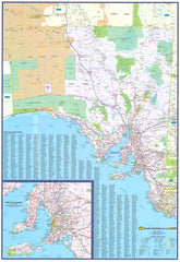 South Australia UBD 570 Map 690 x 1000mm Canvas Wall Map