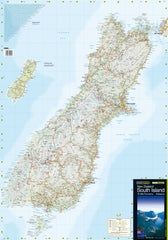 New Zealand South Island Kiwimaps Folded Map